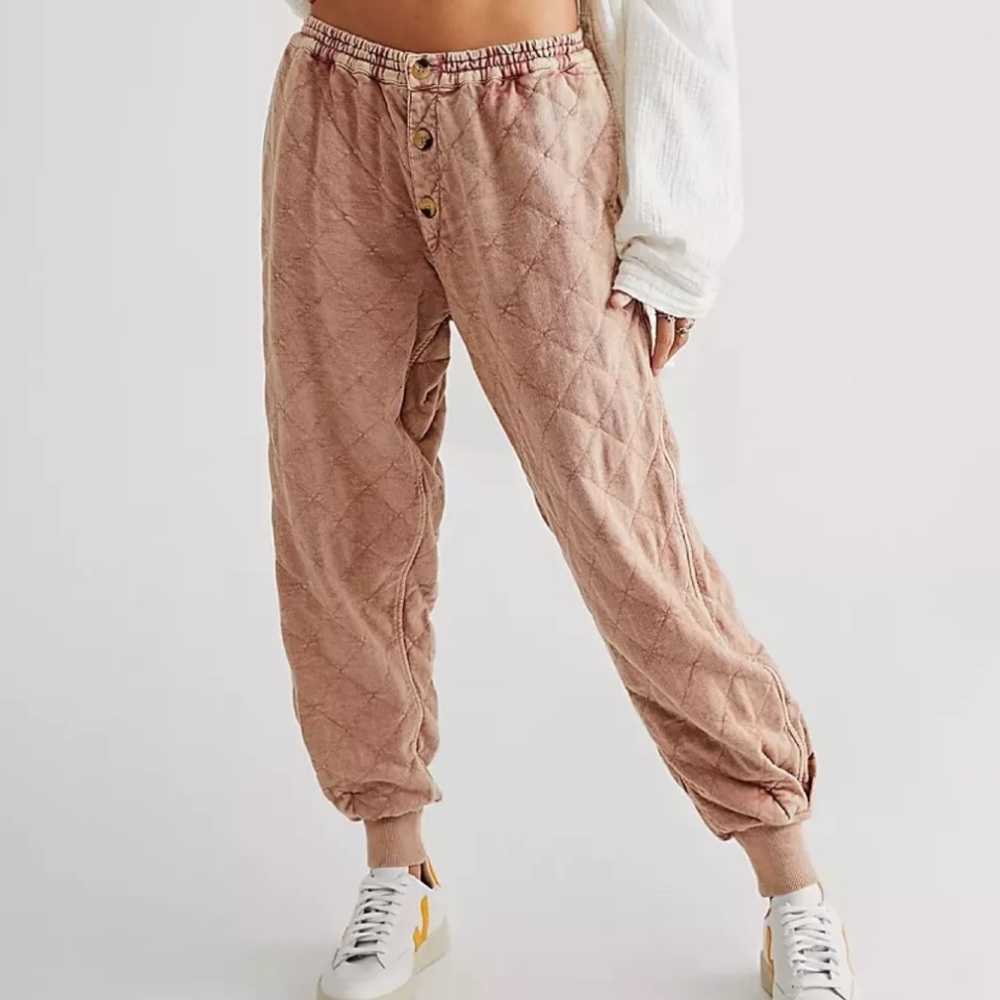 Free People One Betty Quilted Pants